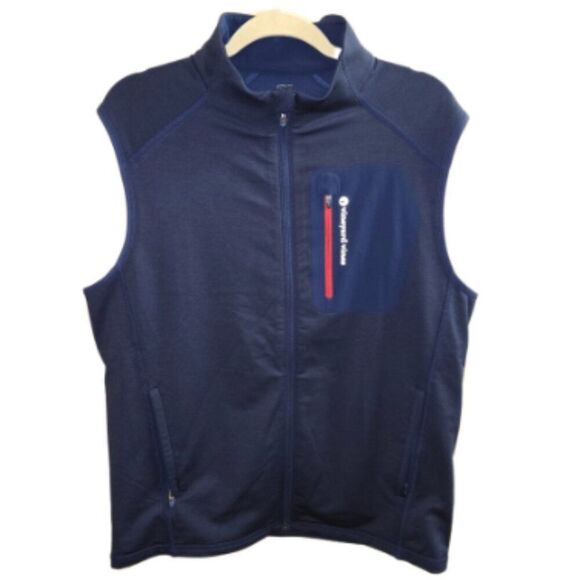Vineyard Vines Walker Vest Men's Navy Blue - Picture 1 of 5
